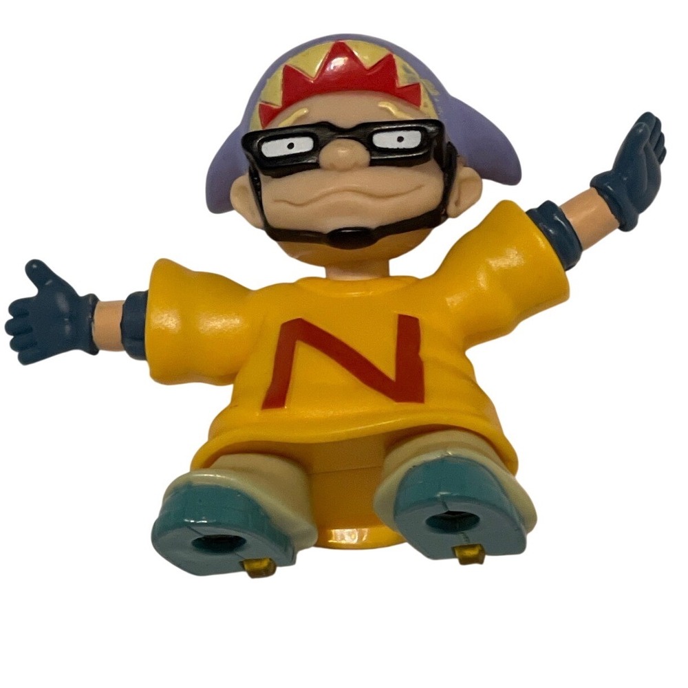 Burger King Rocket Power Otto Figure Kids Yellow Plastic Y2K Vintage Toy 2002